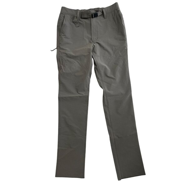 NEW LANDS' END Cargo Men's 32 Outrigger Hiking Outdoor Pants Gray Raw hem - Picture 1 of 10
